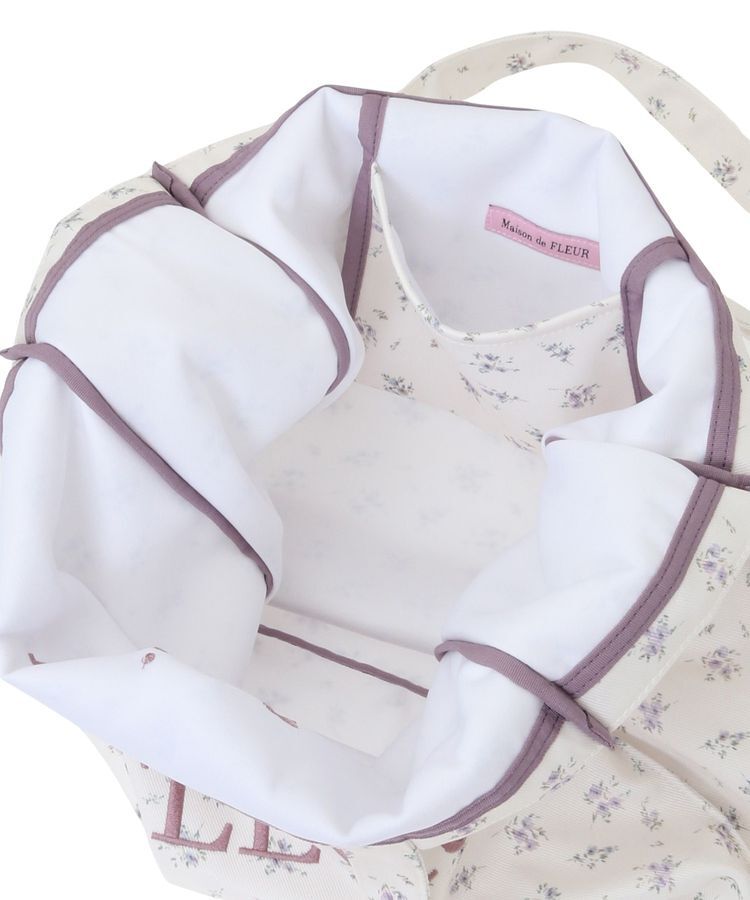 Maison de FLEUR「フラワープリントスクエアトートバッグ」|トートバッグ|