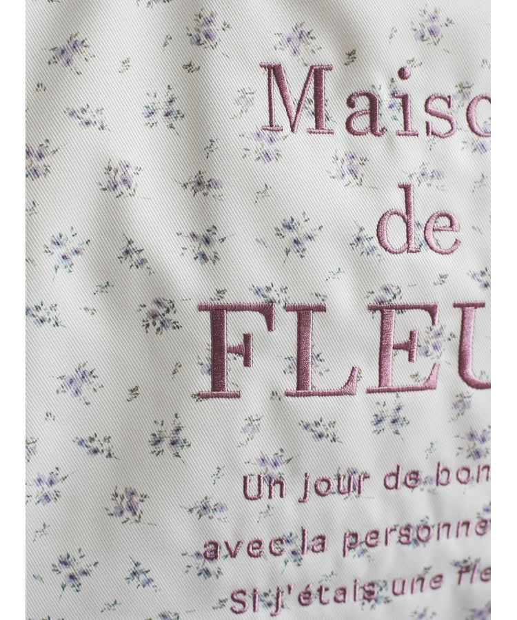 Maison de FLEUR「フラワープリントスクエアトートバッグ」|トートバッグ|