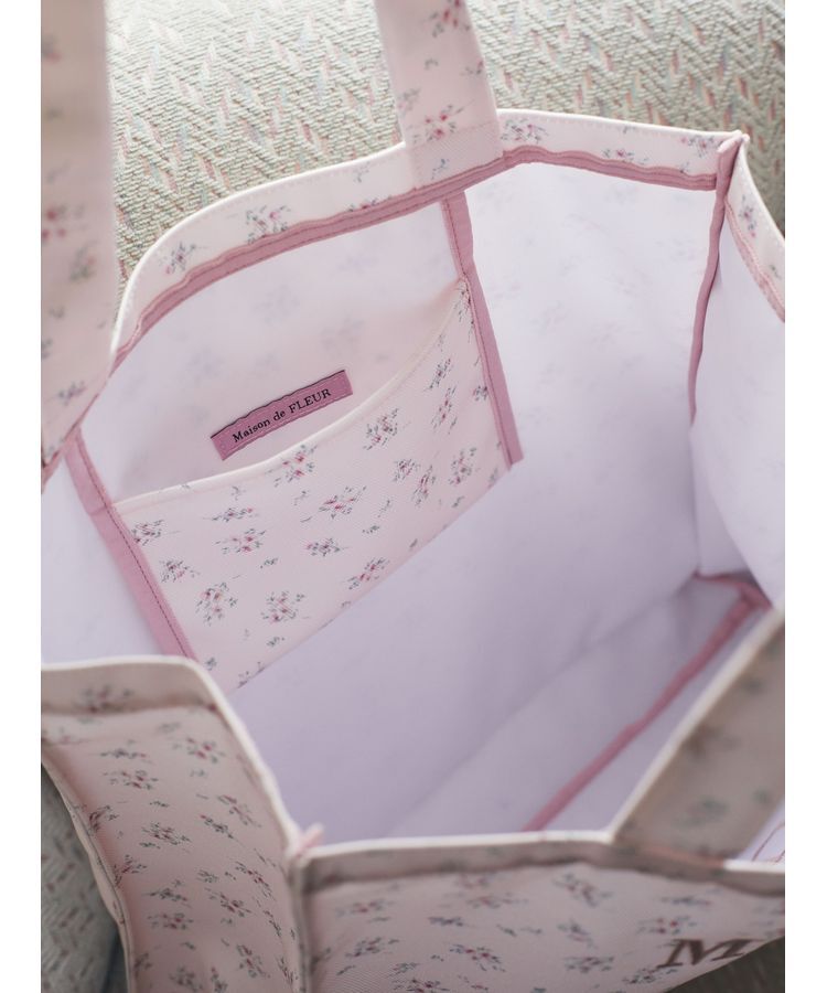 Maison de FLEUR「フラワープリントスクエアトートバッグ」|トートバッグ|