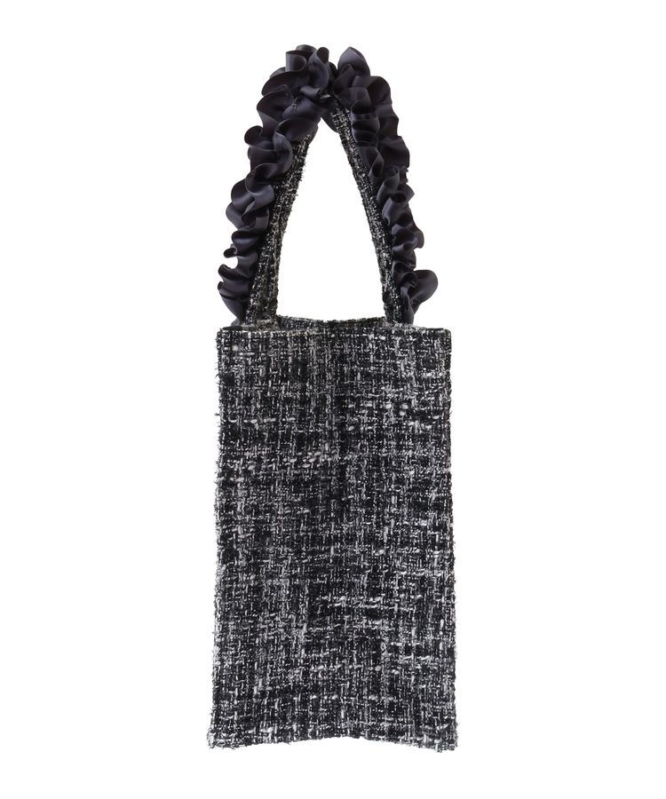 Maison de FLEUR「EC限定ツイードフリルスクエアトートSバッグ」|トートバッグ|