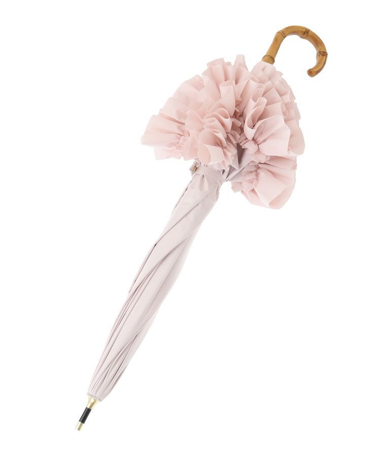 Maison de FLEUR「遮光&UV CUT フリル傘」|傘|