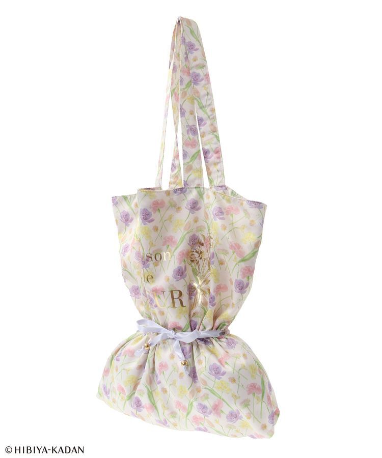 Maison de FLEUR「日比谷花壇コラボ ポケッタブルトート」|トートバッグ|