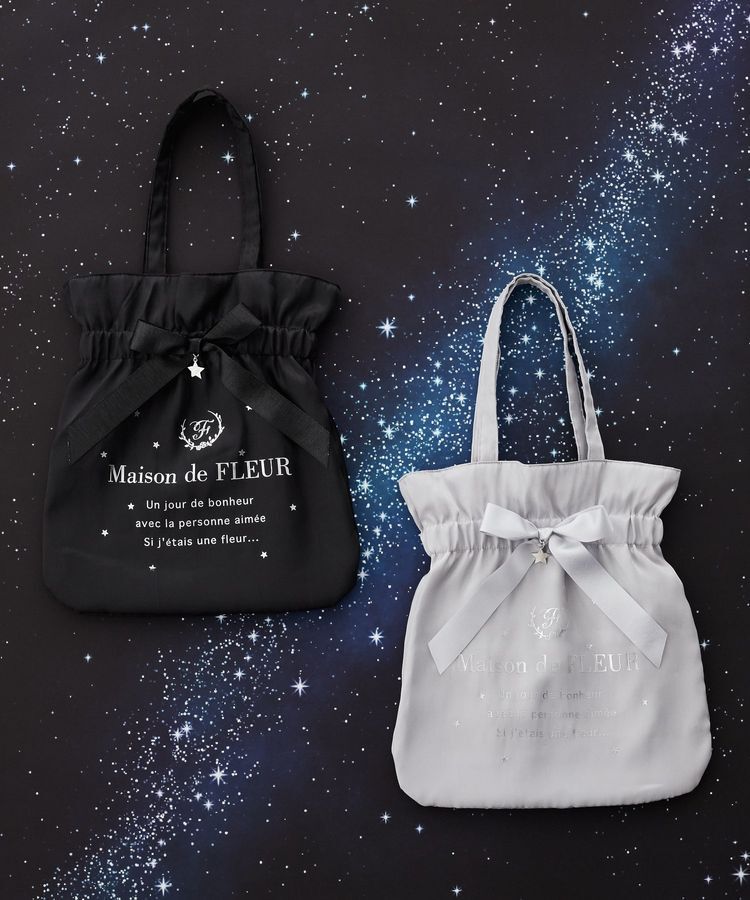 Maison de FLEUR「スターシャイニーリボントートバッグ」|トートバッグ|