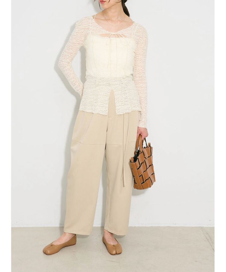 AnriettMusee「デザイン切替カーブパンツ」|その他|