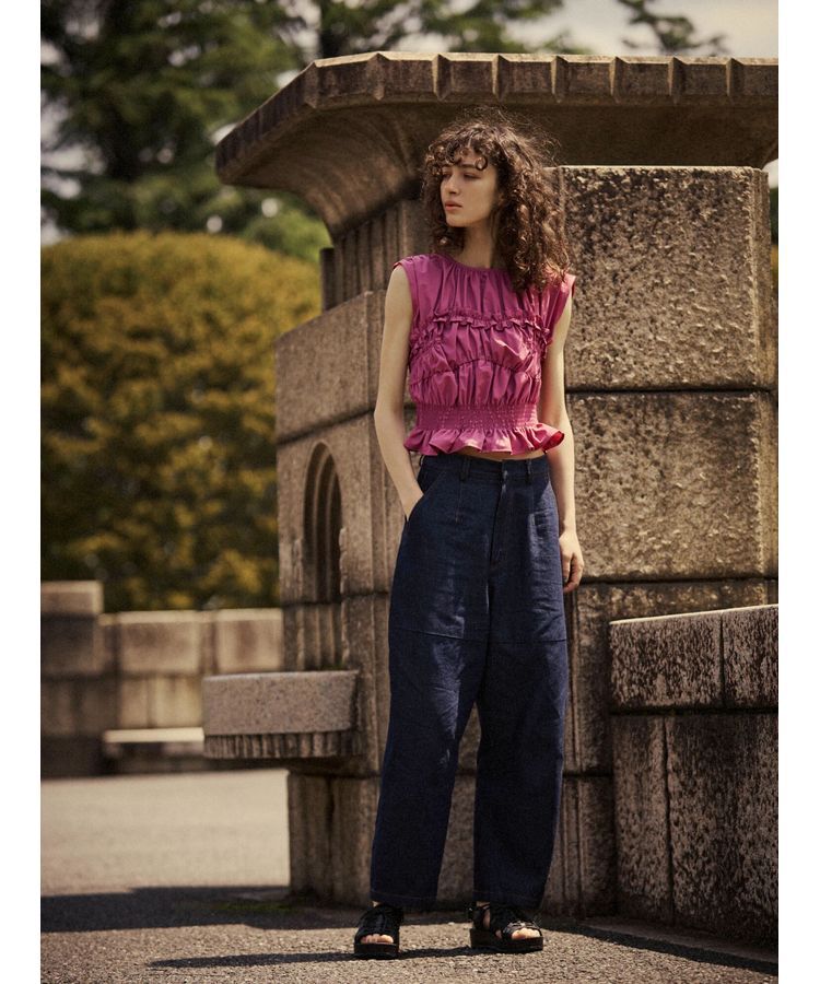 AnriettMusee「デザイン切替カーブパンツ」|その他|