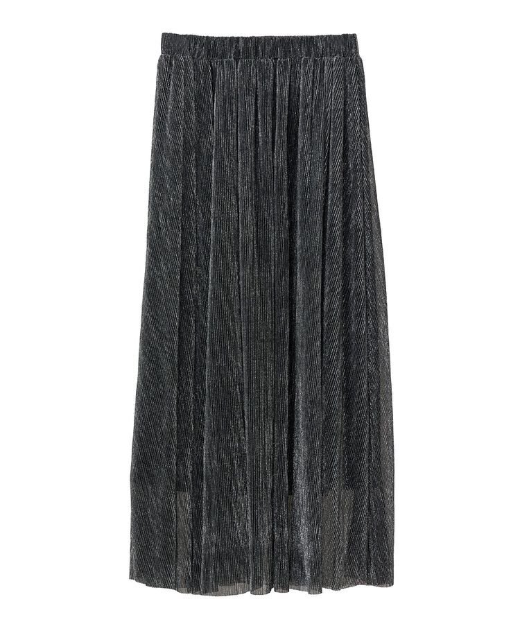 Green Parks「・ELENCARE DUE ラメプリーツスカート」|フレア|