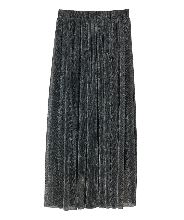 Green Parks「・ELENCARE DUE ラメプリーツスカート」|フレア|