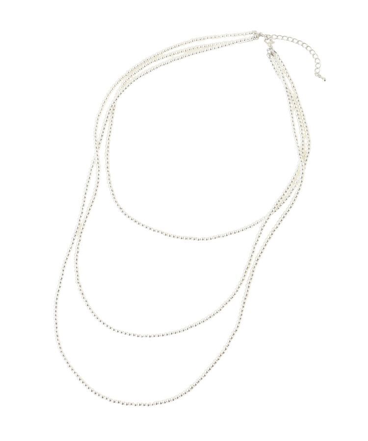 Green Parks「・HALF TIME ビーズ3連ネックレス」|ネックレス|