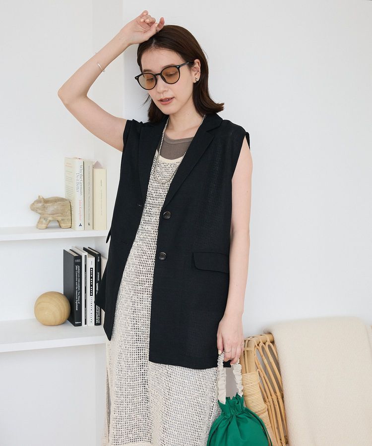 Green Parks「メッシュジレ」|テーラードジャケット|