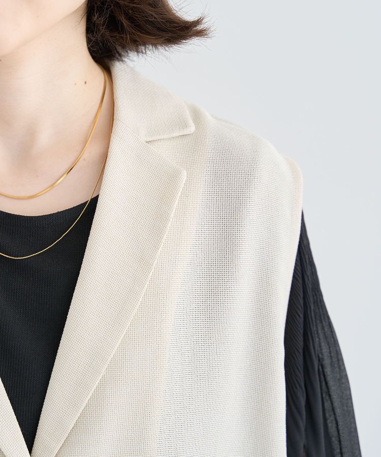 Green Parks「メッシュジレ」|テーラードジャケット|