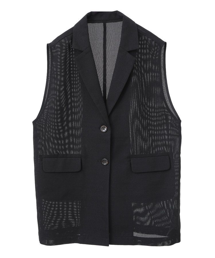 Green Parks「メッシュジレ」|テーラードジャケット|