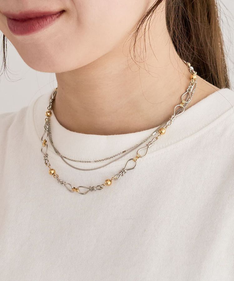 armonia「everywalk.3WAYノットチェーンネックレス」|ネックレス|Silver