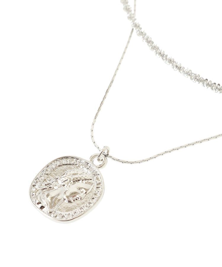 YECCA VECCA「モールチェーン&times;コイン2連ネックレス」|ネックレス|