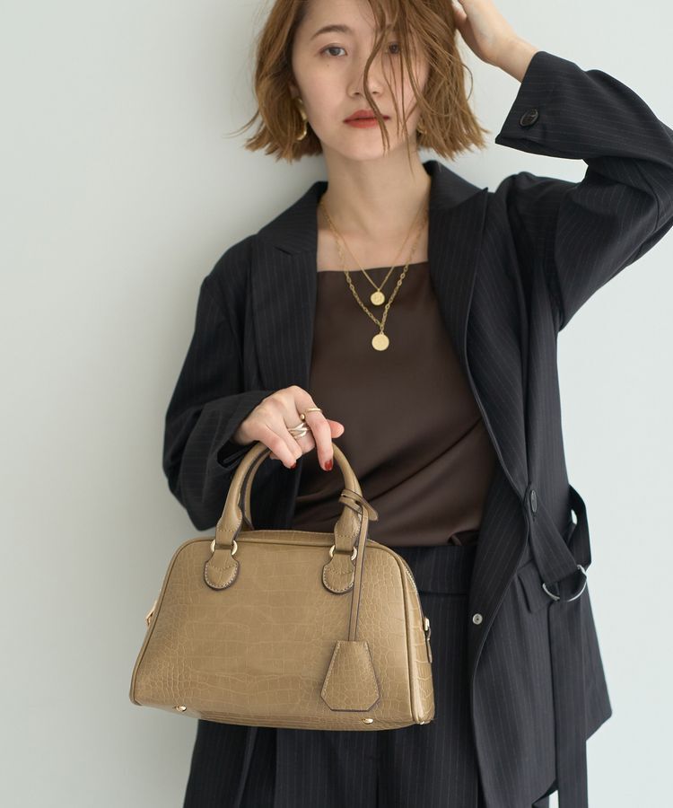 YECCA VECCA「【cache cache】アソートPUボストンバッグ」|ハンドバッグ|