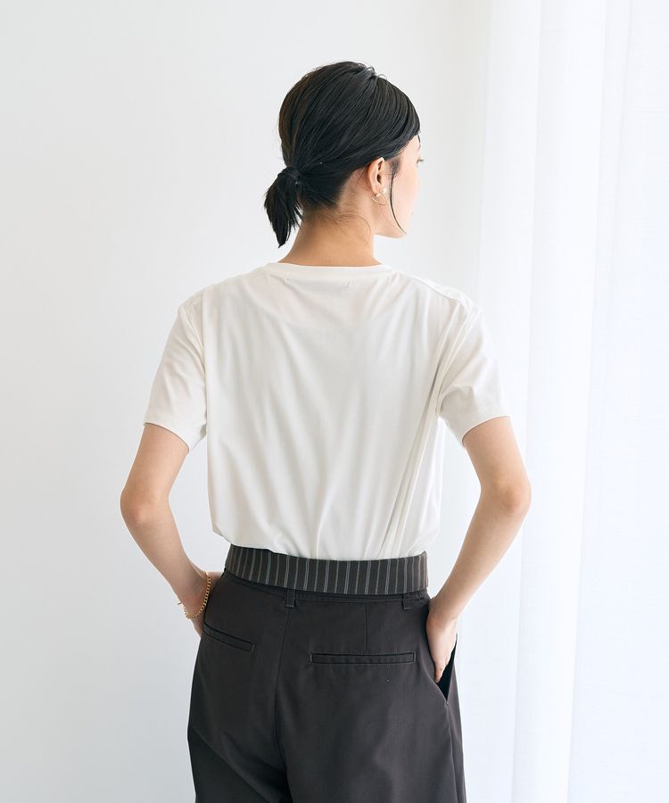 YECCA VECCA「スパンコールロゴTee」|Tシャツ・カットソー|