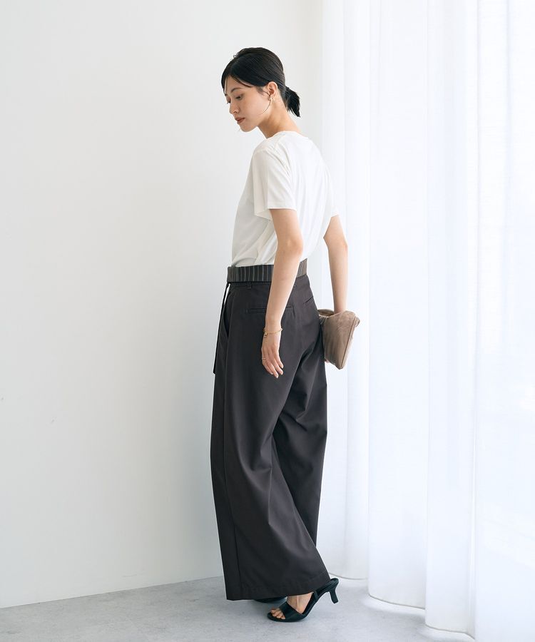 YECCA VECCA「スパンコールロゴTee」|Tシャツ・カットソー|