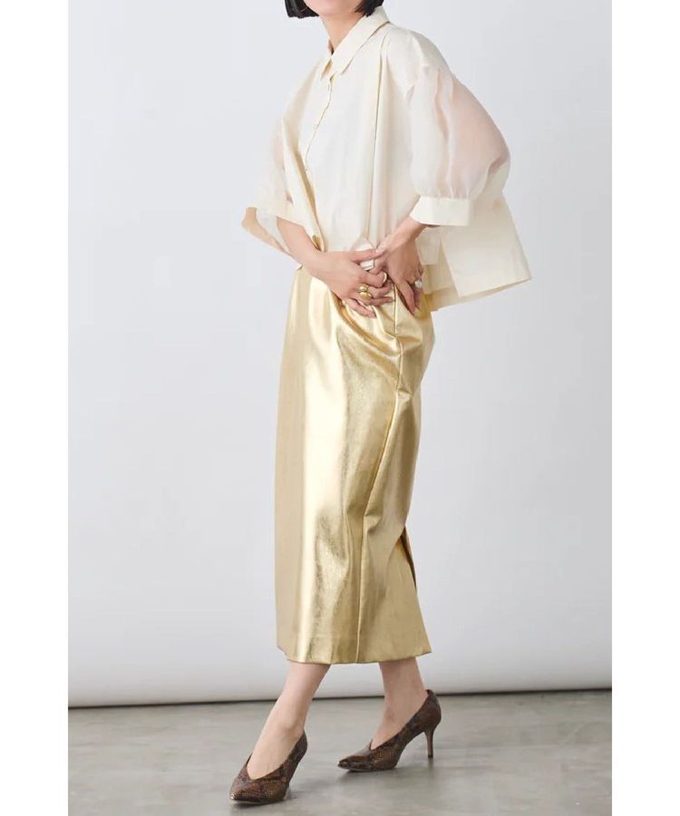 GARAGE OF GOOD CLOTHING「【TORRAZZO DONNA】メタリックスカート」|タイト|