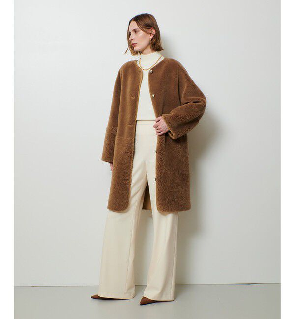 ツーブロッキングボアコート（allureville）｜ルミネのファッション