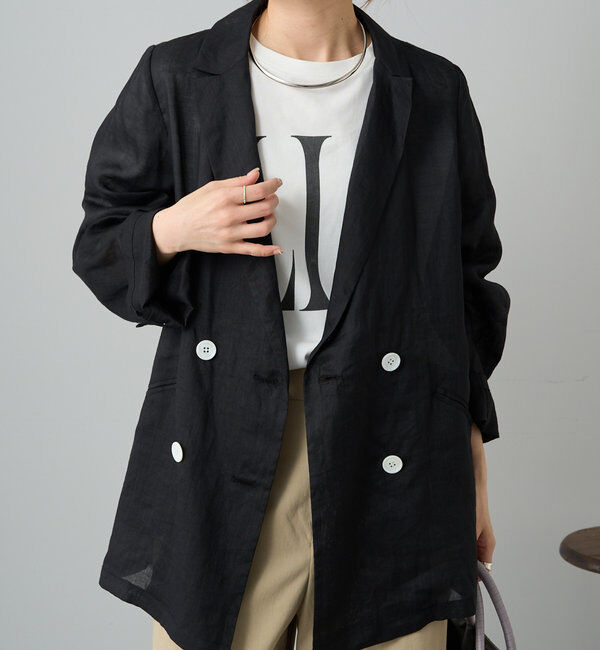  「【WEB限定】ラミーダブルシャツジャケット」|テーラードジャケット|