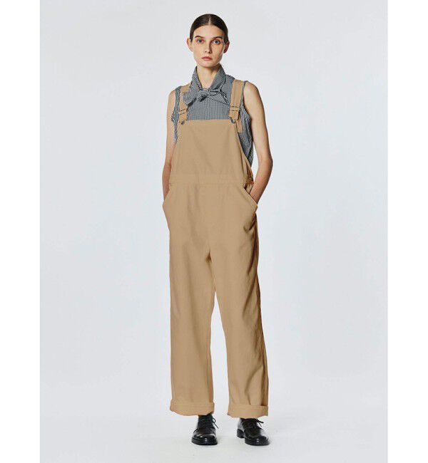 mizuiro ind「mizuiro ind オーバーオール」|ワンピース|ベージュ