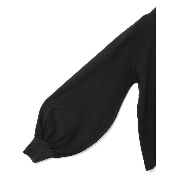 mizuiro ind「mizuiro ind ヘアリーパフスリーブロングTシャツ」|Tシャツ・カットソー|