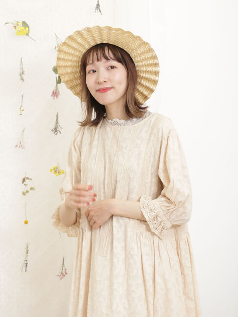 Samansa Mos2「【Sサイズ / WEB限定】レースパッチワークワンピース」|ワンピース|