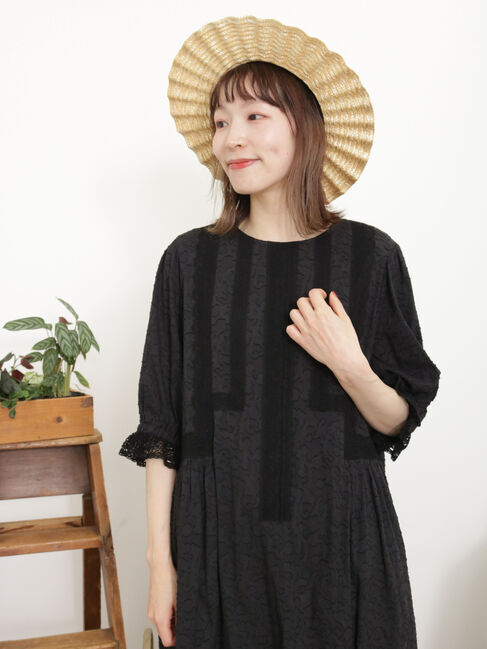 Samansa Mos2「【Sサイズ / WEB限定】レースパッチワークワンピース」|ワンピース|