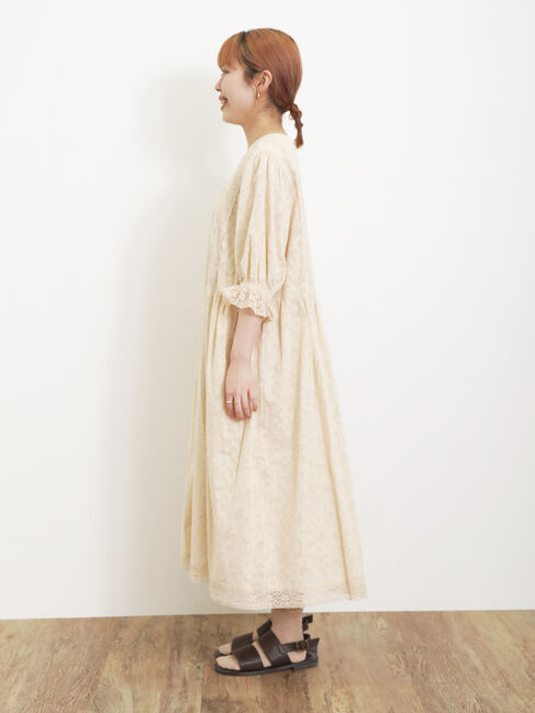 Samansa Mos2「【Sサイズ / WEB限定】レースパッチワークワンピース」|ワンピース|