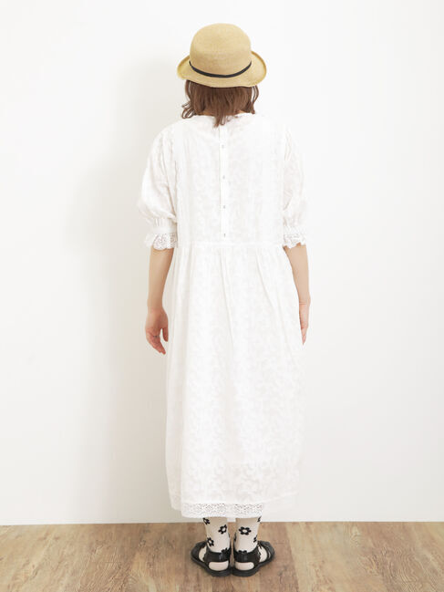 Samansa Mos2「【Sサイズ / WEB限定】レースパッチワークワンピース」|ワンピース|