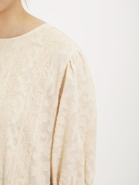 Samansa Mos2「【Sサイズ / WEB限定】レースパッチワークワンピース」|ワンピース|