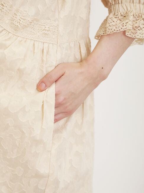 Samansa Mos2「【Sサイズ / WEB限定】レースパッチワークワンピース」|ワンピース|