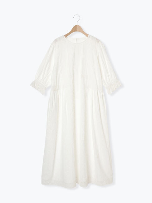 Samansa Mos2「【Sサイズ / WEB限定】レースパッチワークワンピース」|ワンピース|