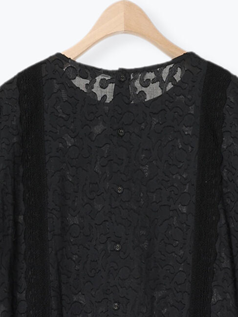 Samansa Mos2「【Sサイズ / WEB限定】レースパッチワークワンピース」|ワンピース|