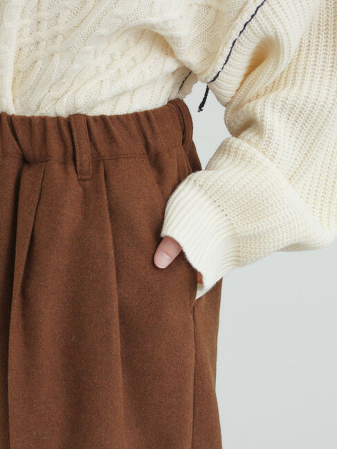 Samansa Mos2「【帯電防止裏地】ツータックストレートパンツ《M/Lサイズ》」|その他|