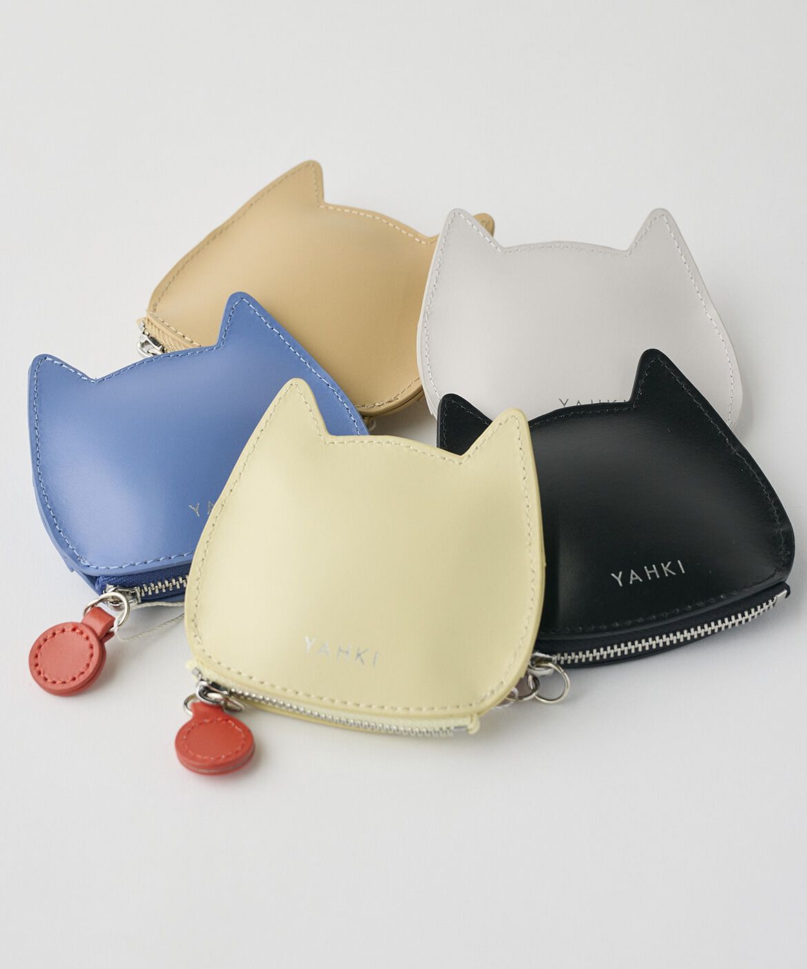 INED「《SUPERIOR CLOSET》W FACE　CATレザーミニポーチ《YAHKI》」|コインケース|