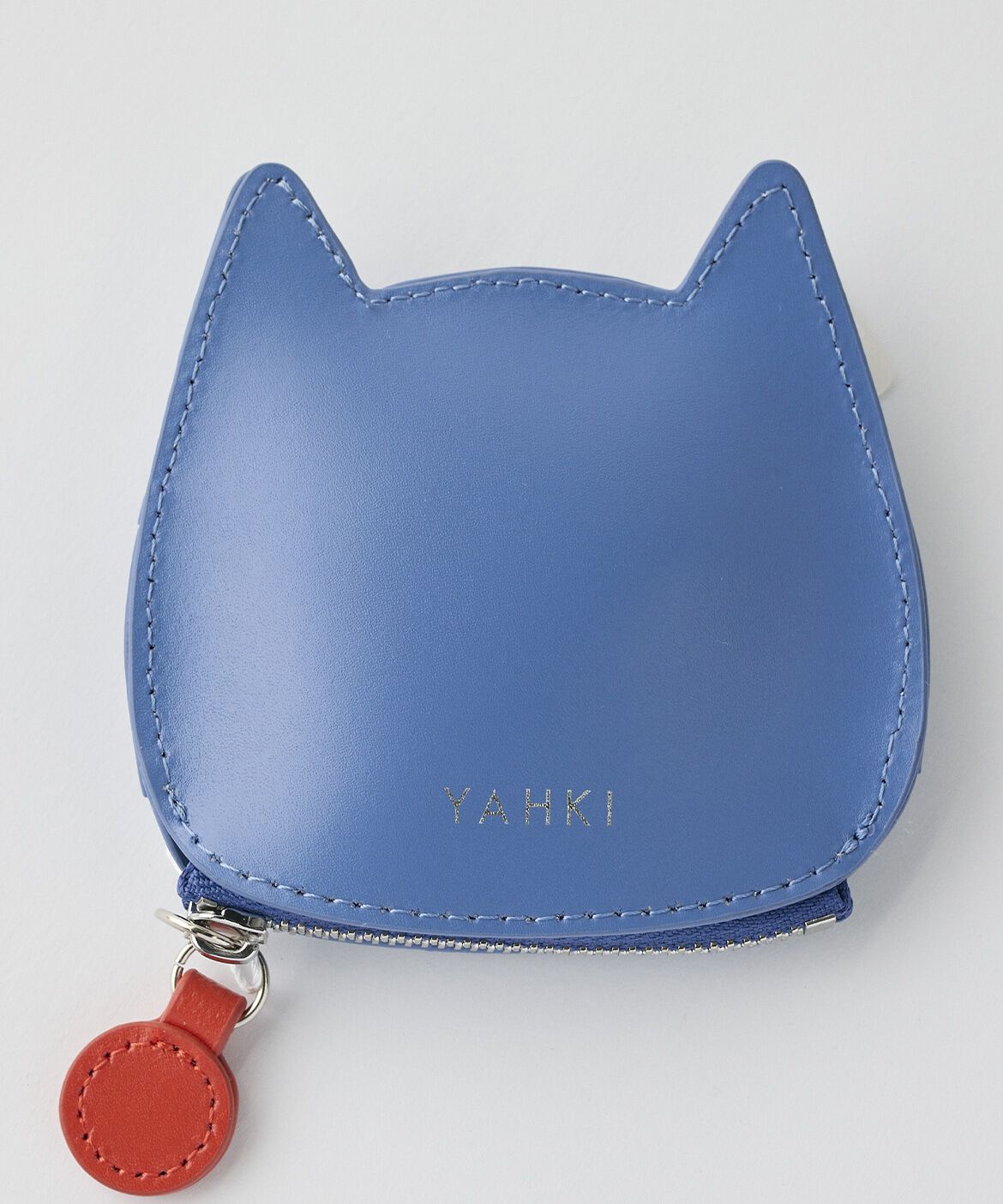 INED「《SUPERIOR CLOSET》W FACE　CATレザーミニポーチ《YAHKI》」|コインケース|ターコイズブ 5