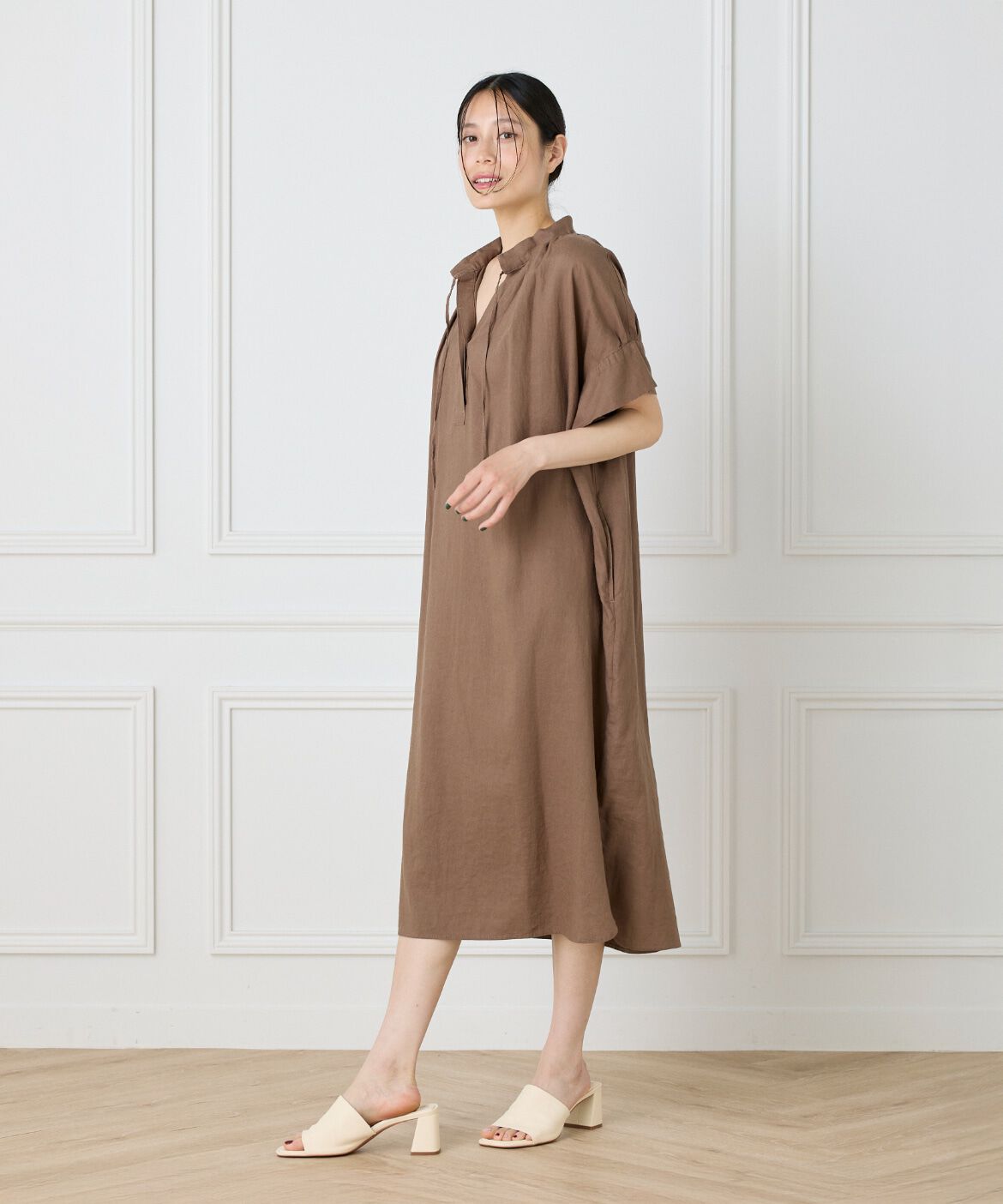 DAY by DAY it&rsquo;s international「リネンギャザーワンピース」|ワンピース|