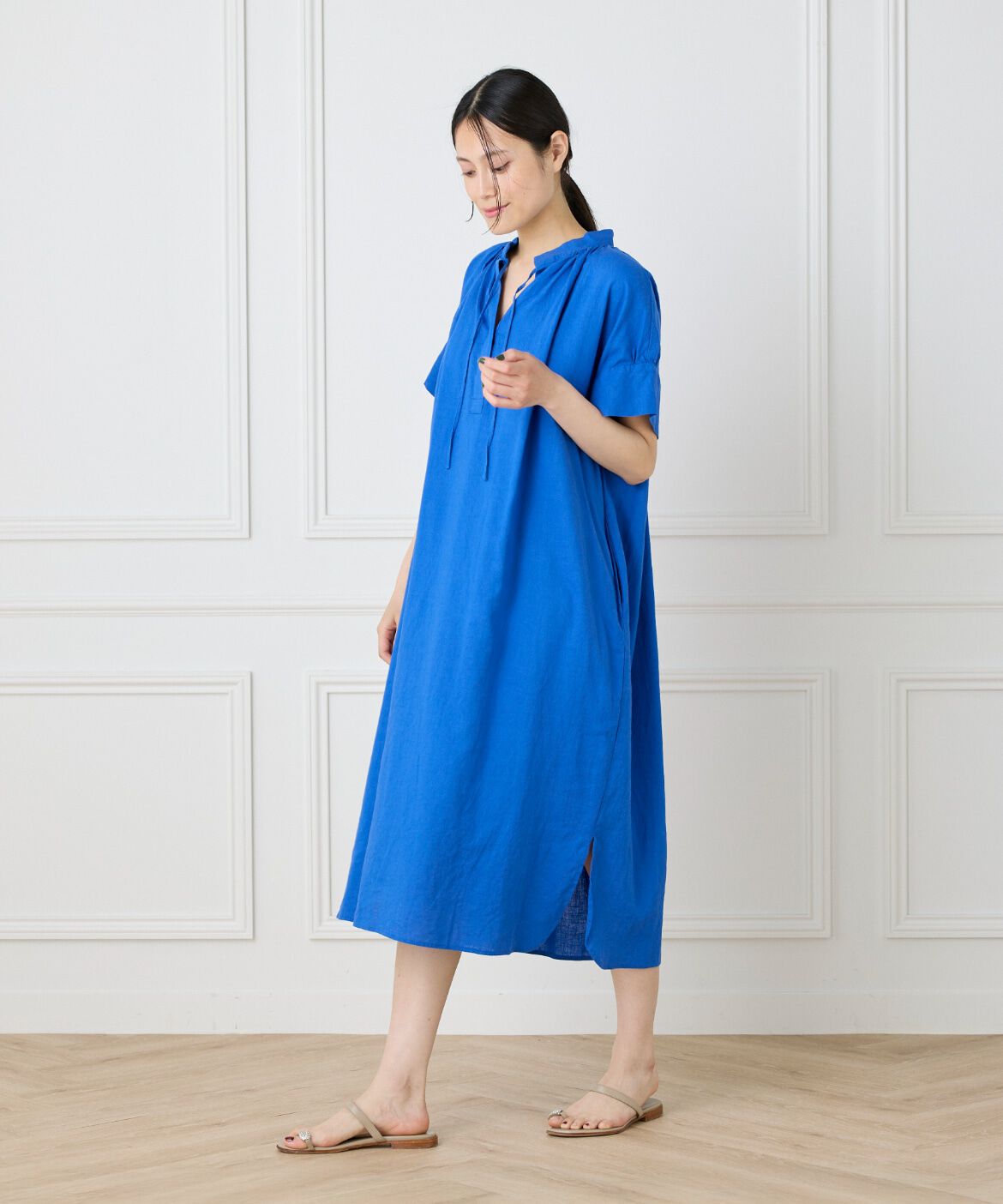 DAY by DAY it&rsquo;s international「リネンギャザーワンピース」|ワンピース|