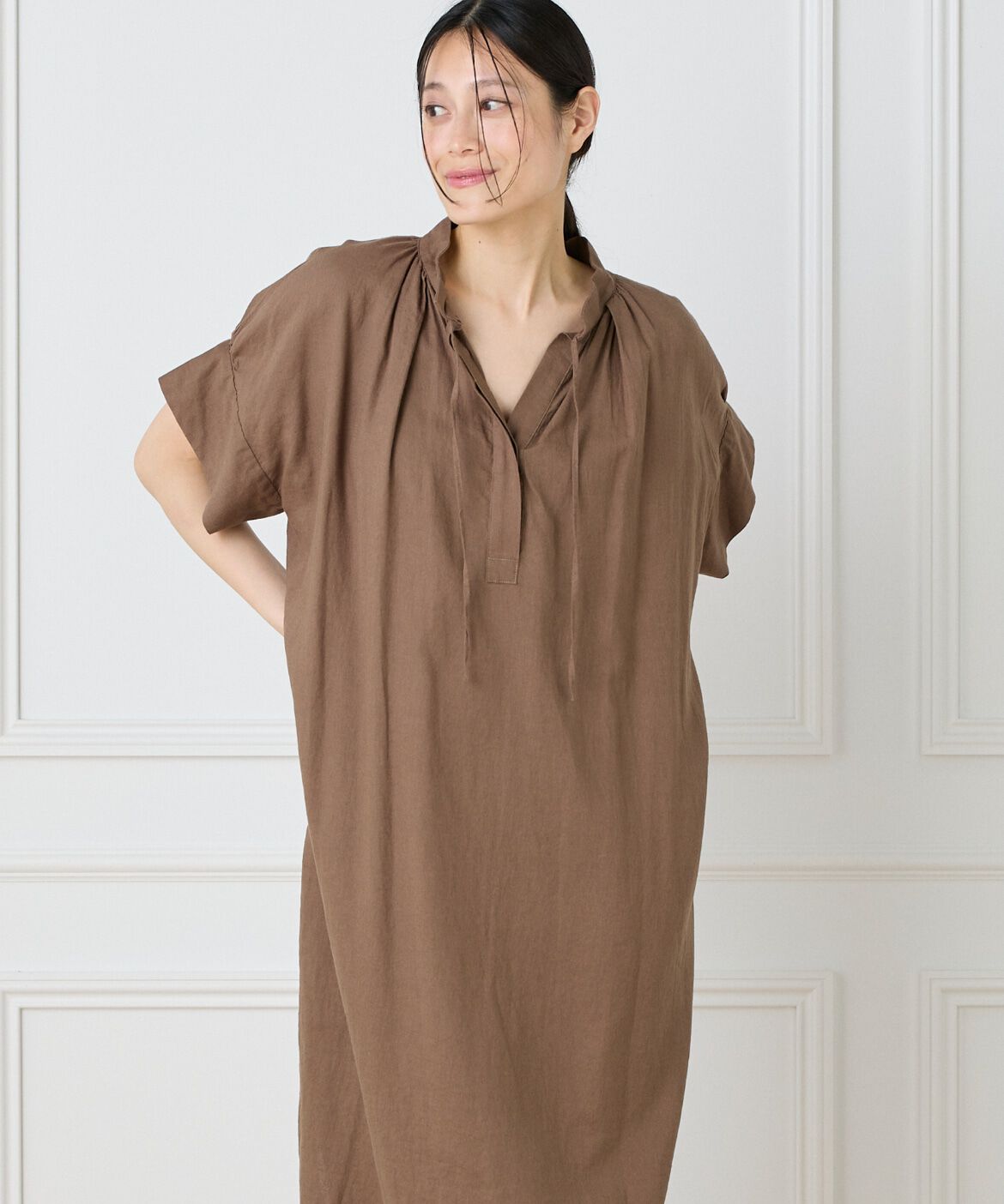 DAY by DAY it&rsquo;s international「リネンギャザーワンピース」|ワンピース|