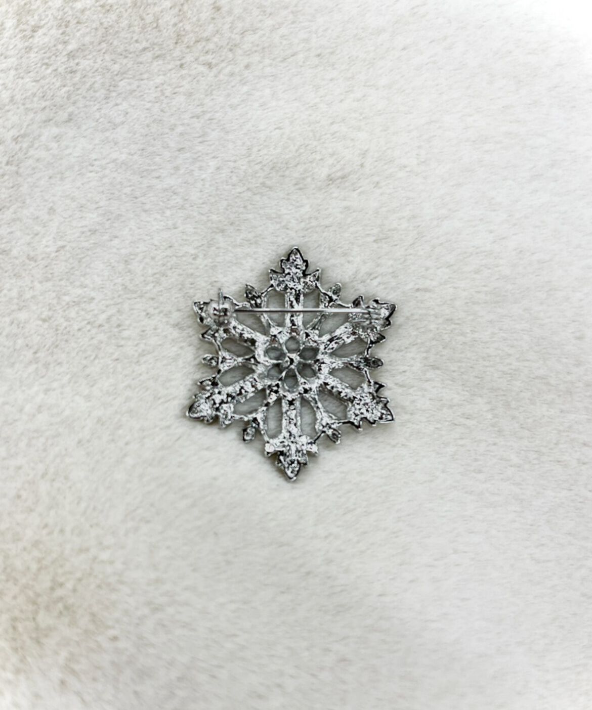 Maglie le cassetto「スノーブローチ」|ブローチ・コサージュ|