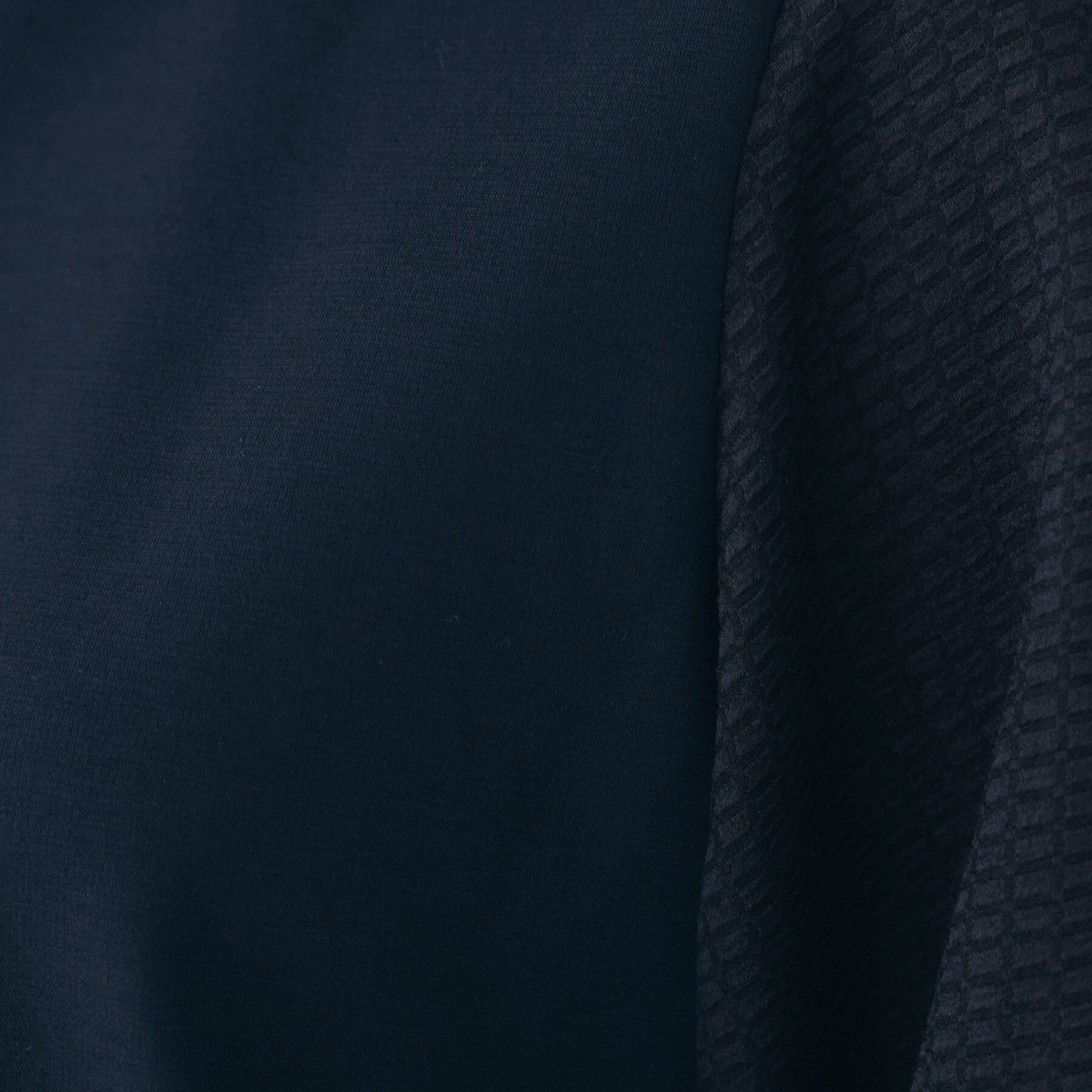 UNTITLED「【二の腕カバー/オンオフ】袖シアー ドッキングプルオーバー」|Tシャツ・カットソー|