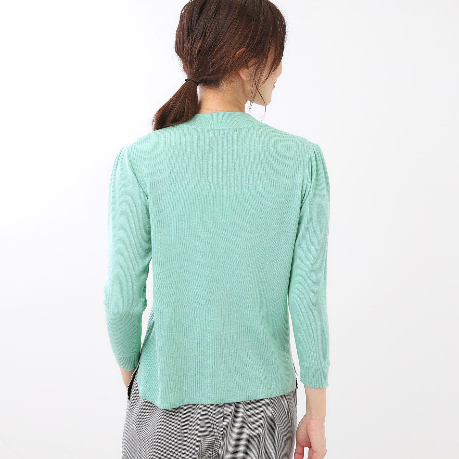 Reflect「【選べる5色／アンサンブル可】プチハイネックリブニット」|ニット・セーター|