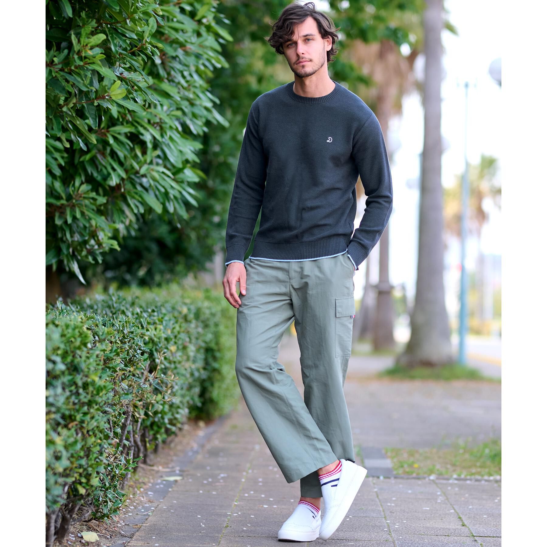 DRESSTERIOR「鹿の子クルーネックニット」|ニット・セーター|