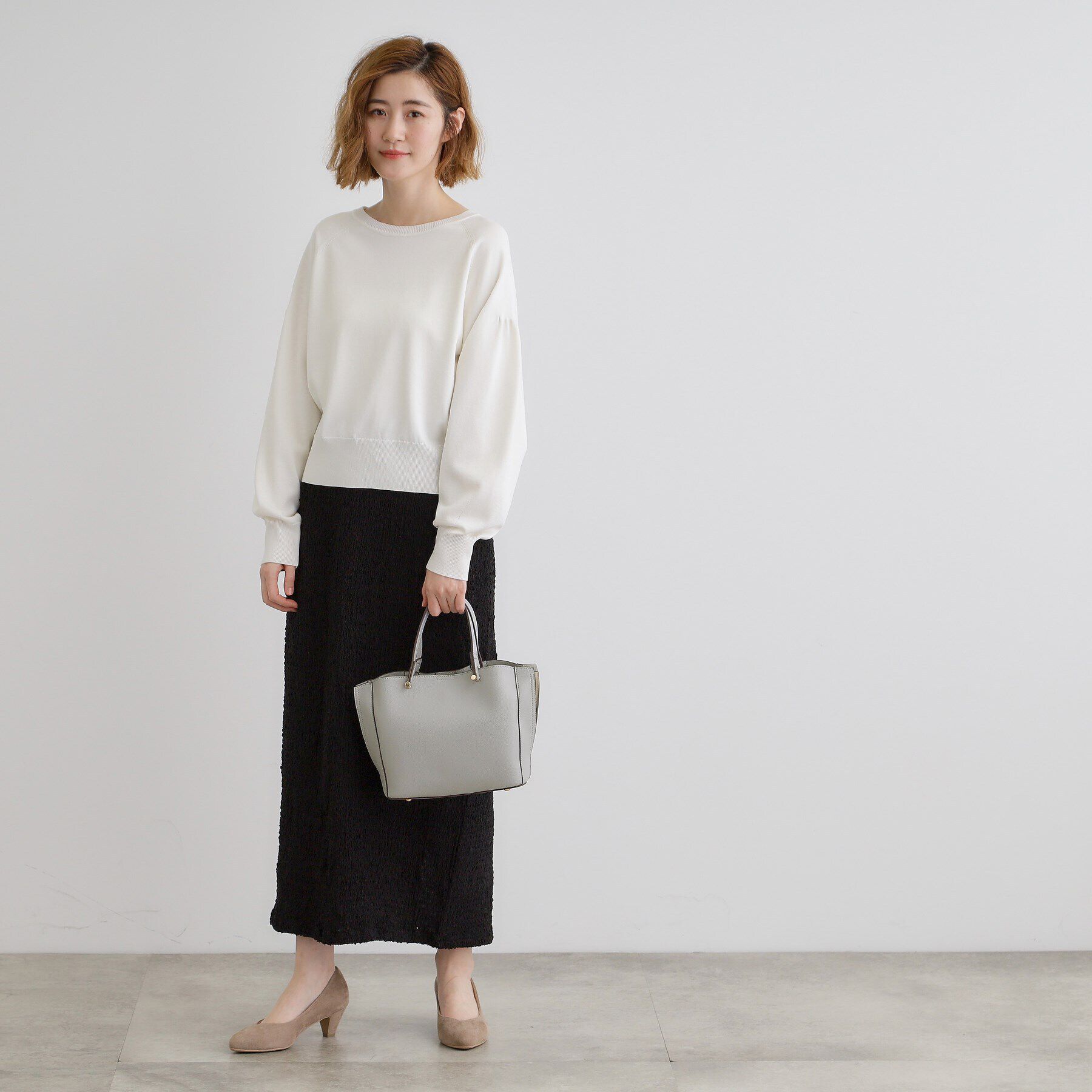 grove「【人間工学】サイドバイカラー2WAYトート【入卒対応可】」|トートバッグ|