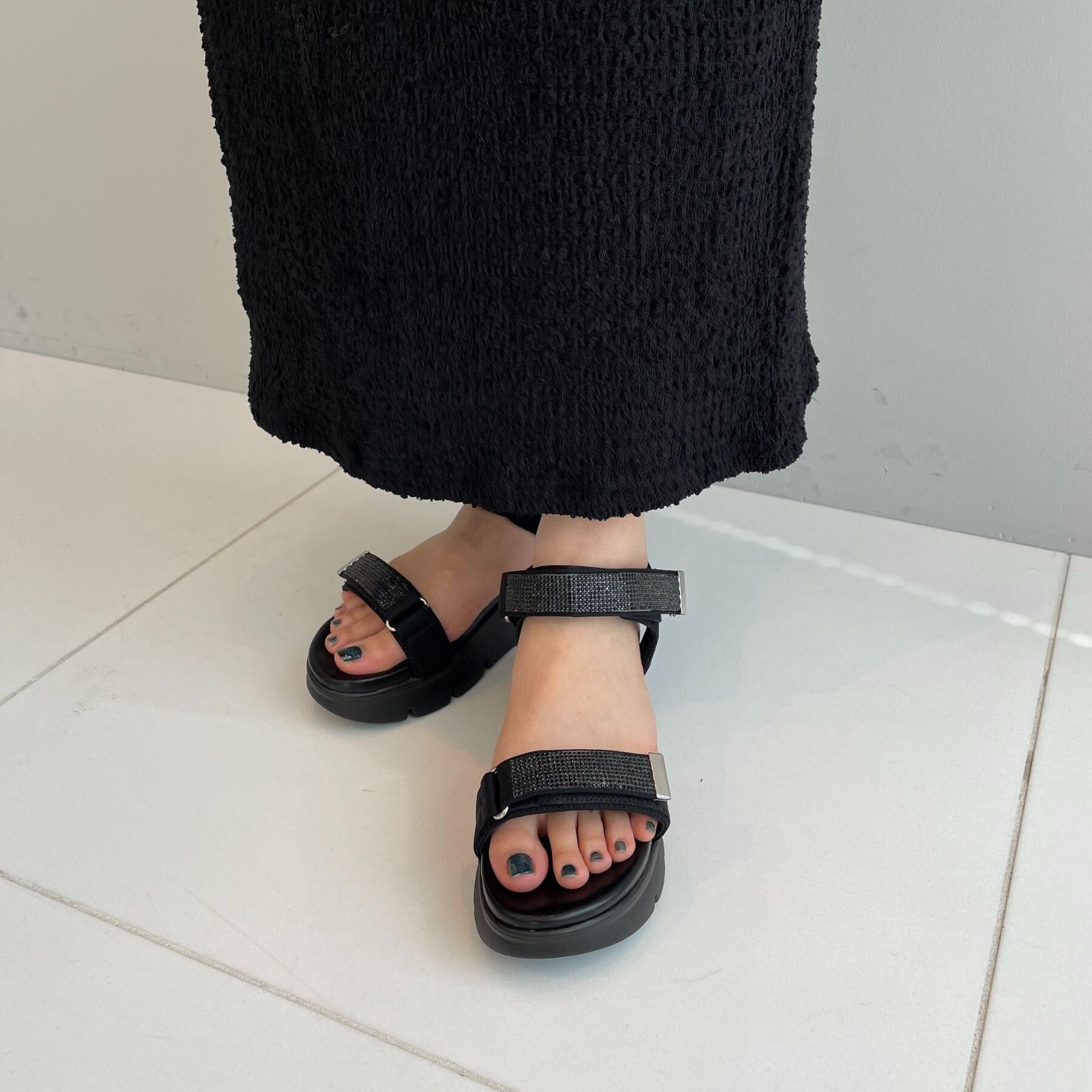 grove「【人間工学】ベルトフッドベッドサンダル」|サンダル|