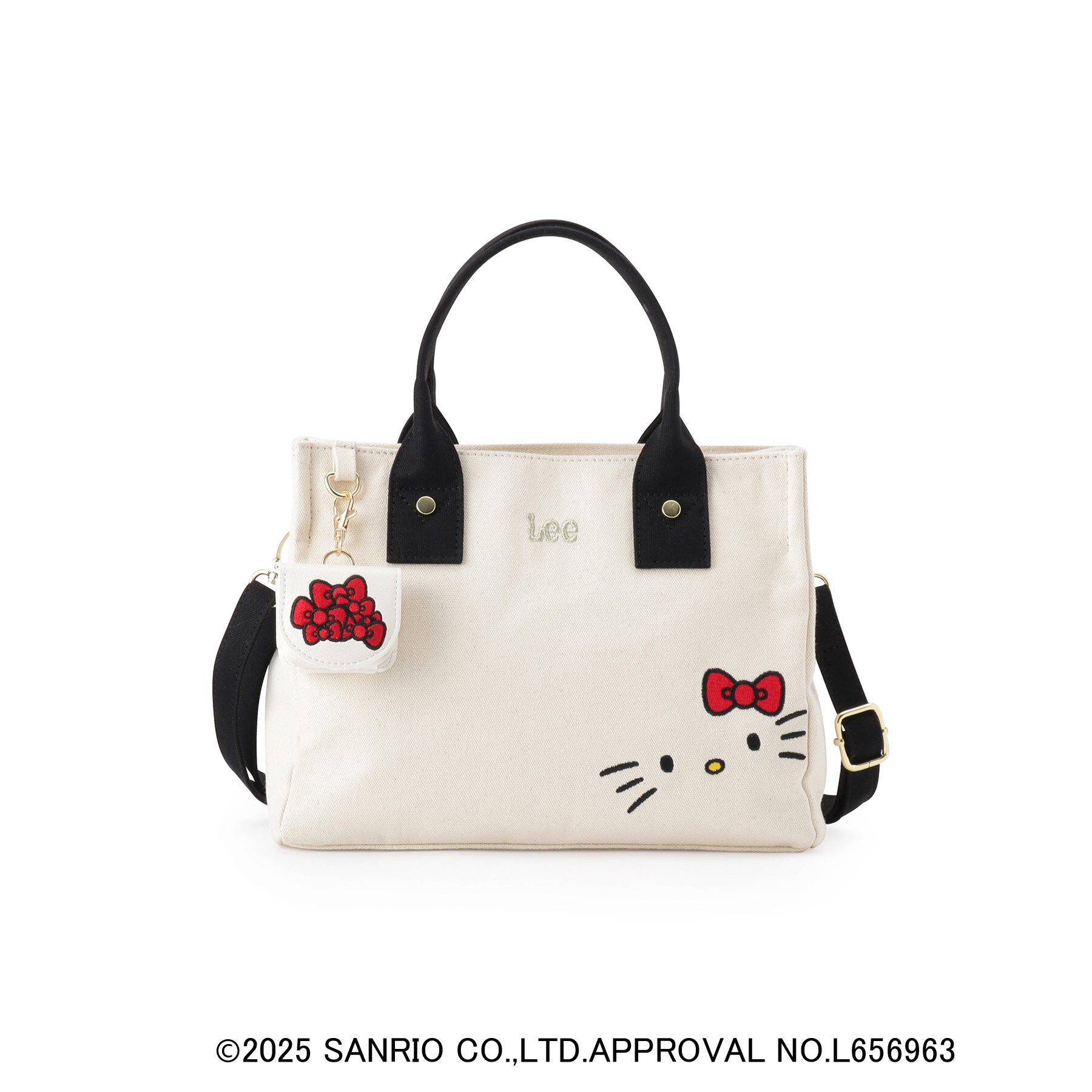 grove「【ハローキティ】Lee別注フェイススクエア2WAYトート」|トートバッグ|