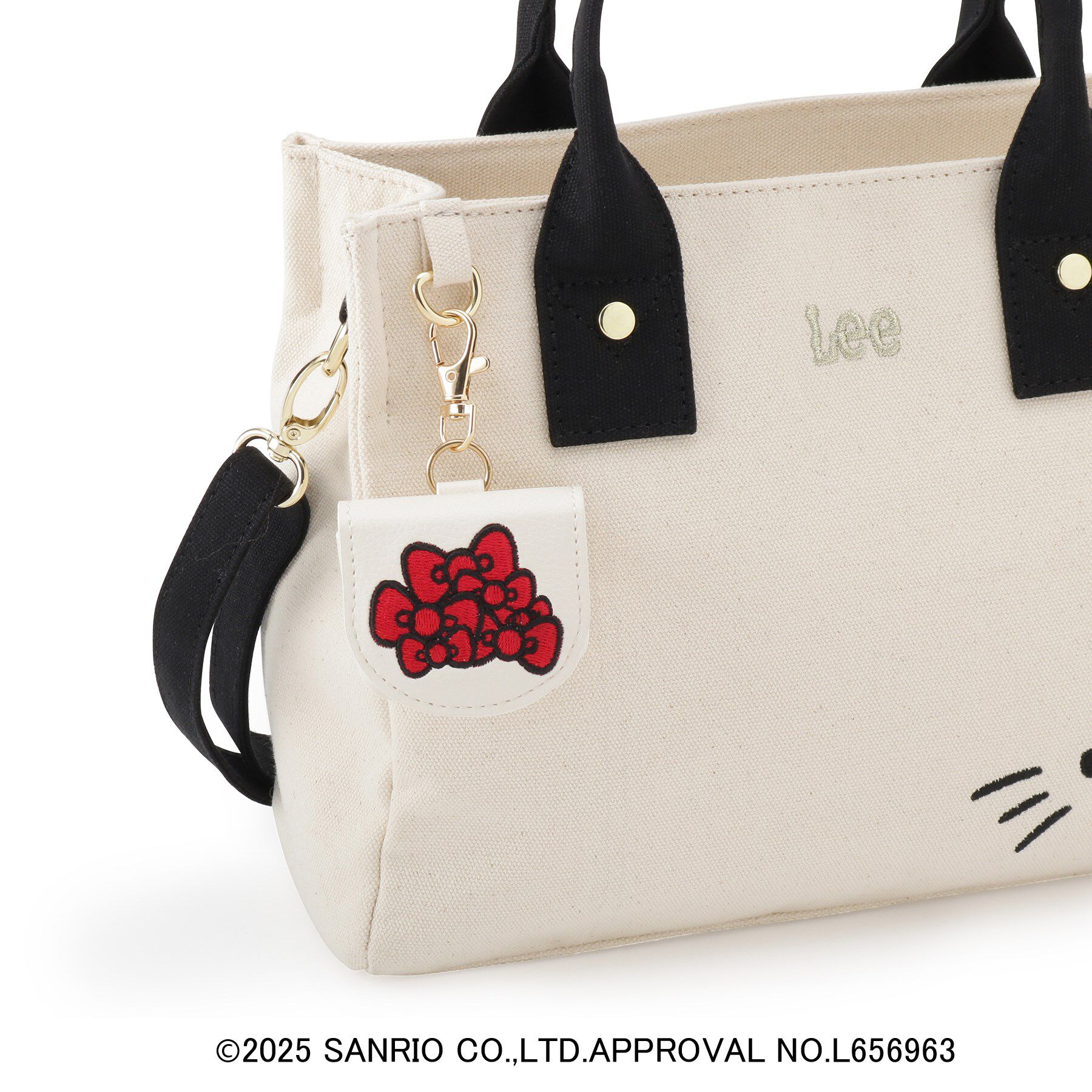 grove「【ハローキティ】Lee別注フェイススクエア2WAYトート」|トートバッグ|