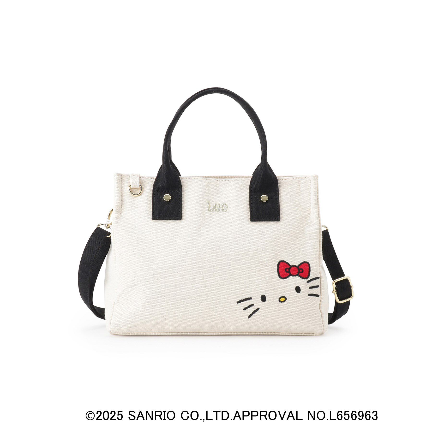 grove「【ハローキティ】Lee別注フェイススクエア2WAYトート」|トートバッグ|