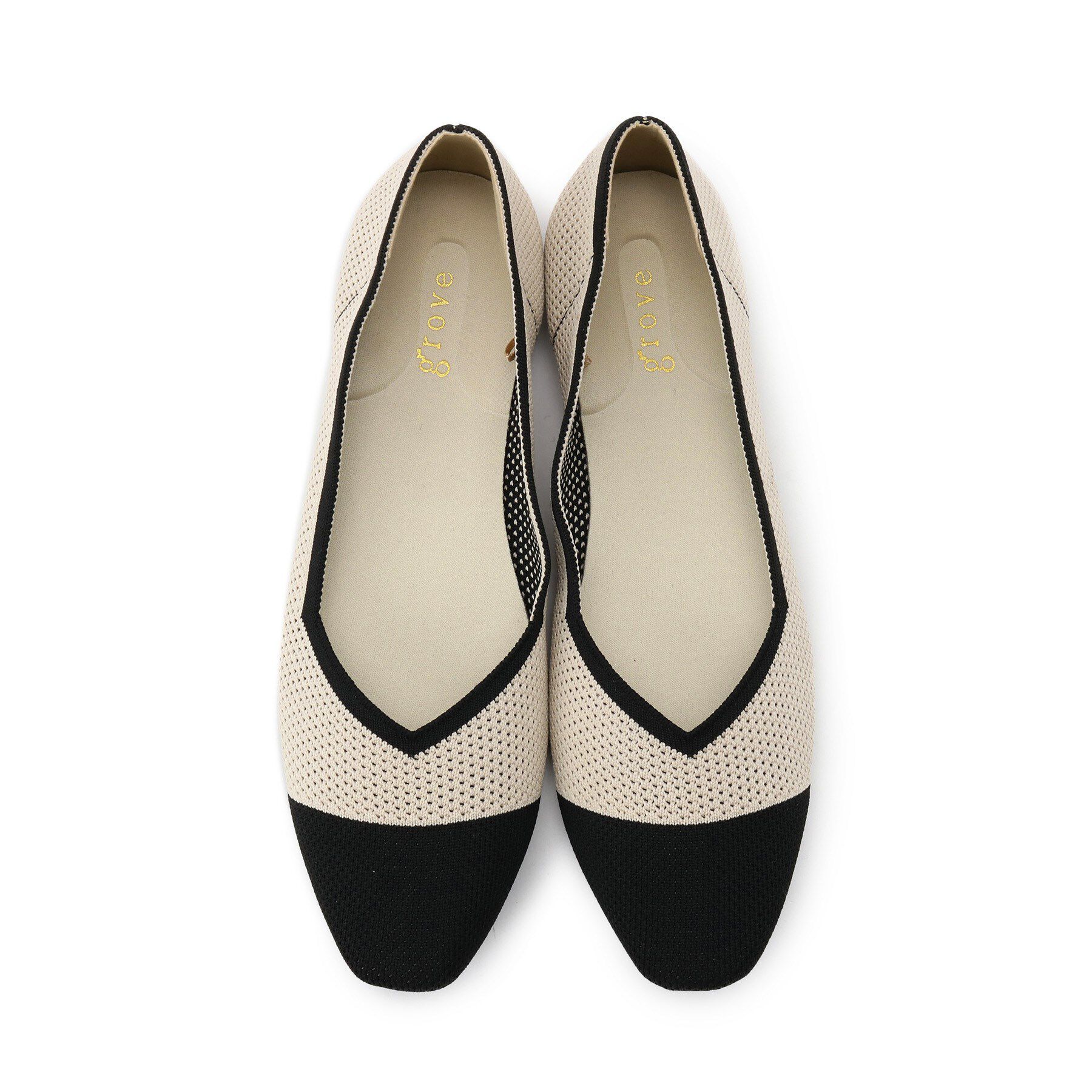 grove「【人間工学】洗えるニットパンプス」|パンプス|