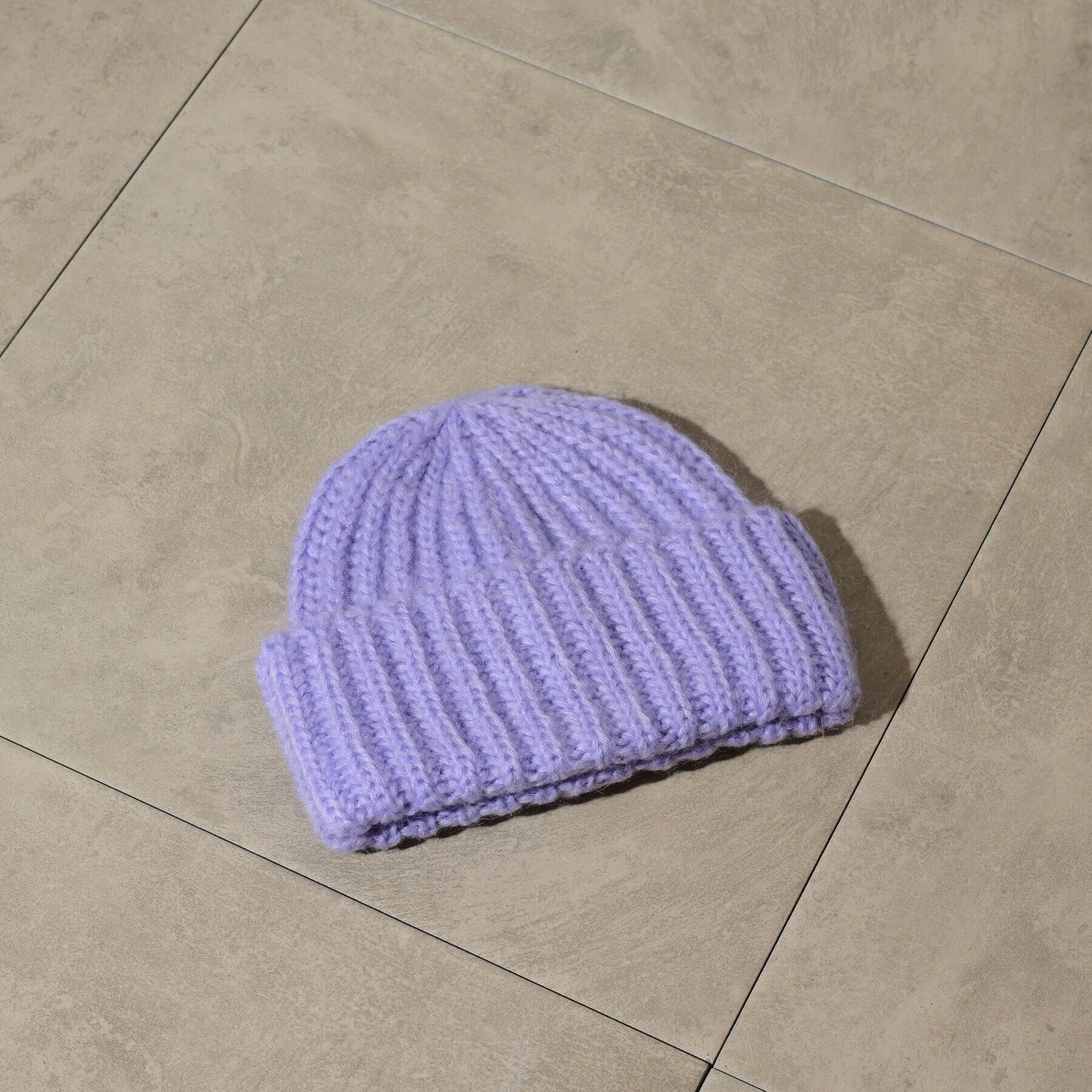 GALLEST「【Fratelli Talli】ニットキャップ」|ニット帽|ラベンダー(080)